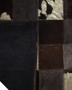 Tapete Em Pele Genuina Castanha 200 X 300 Cm Bandirma