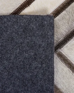 Tapete Em Pele Genuina Creme 160 X 230 Cm Tekir