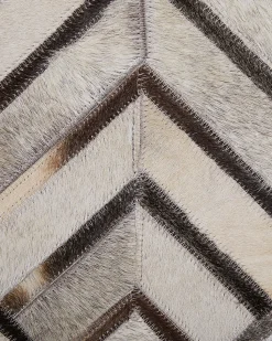 Tapete Em Pele Genuina Creme 160 X 230 Cm Tekir