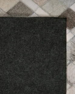 Tapete Em Pele Genuina Multicolor 160 X 230 Cm Hirka