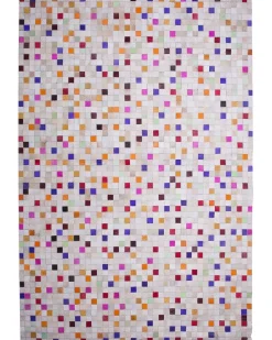 Tapete Em Pele Genuina Multicolor 160 X 230 Cm Advan