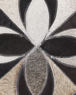 Tapete Em Pele Genuina Multicolor 160 X 230 Cm Ishan