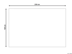 Tapete Em Pele Genuina Preta E Branca 160 X 230 Cm Odemis