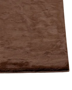 Tapete Em Pele Sintetica De Coelho Castanho 160 X 230 Cm Mirpur