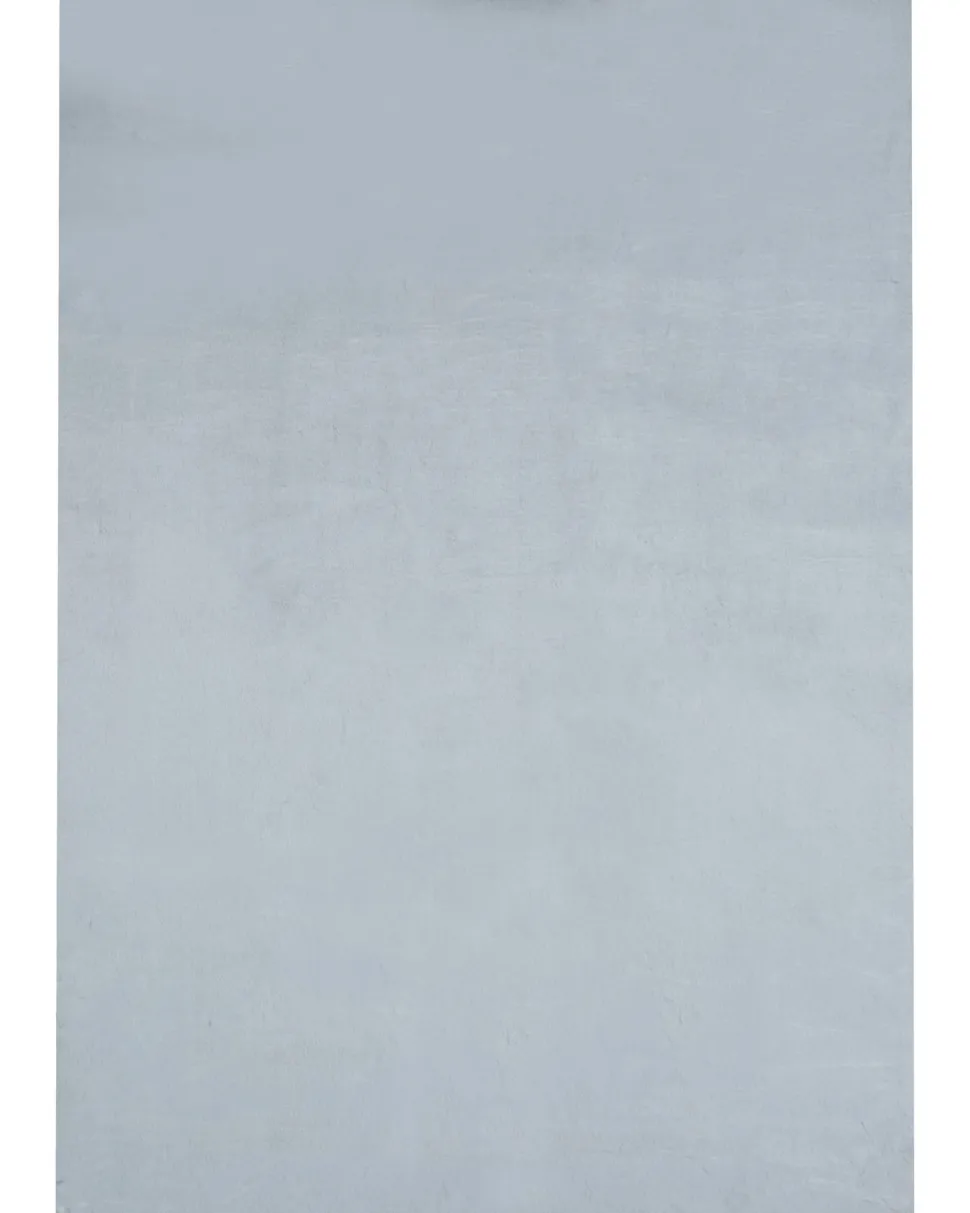 Tapete Em Pele Sintetica De Coelho Cinzento Menta 160 X 230 Cm Mirpur