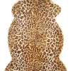 Tapete Em Pele Sintetica Com Padrao De Leopardo 60 X 90 Cm Nambung