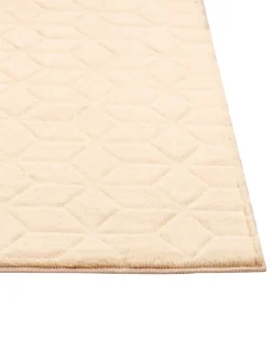 Tapete Em Pele Sintetica De Coelho Creme 160 X 230 Cm Thatta