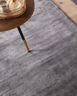 Tapete Em Viscose Cinzenta Escura 160 X 230 Cm Gesi Ii