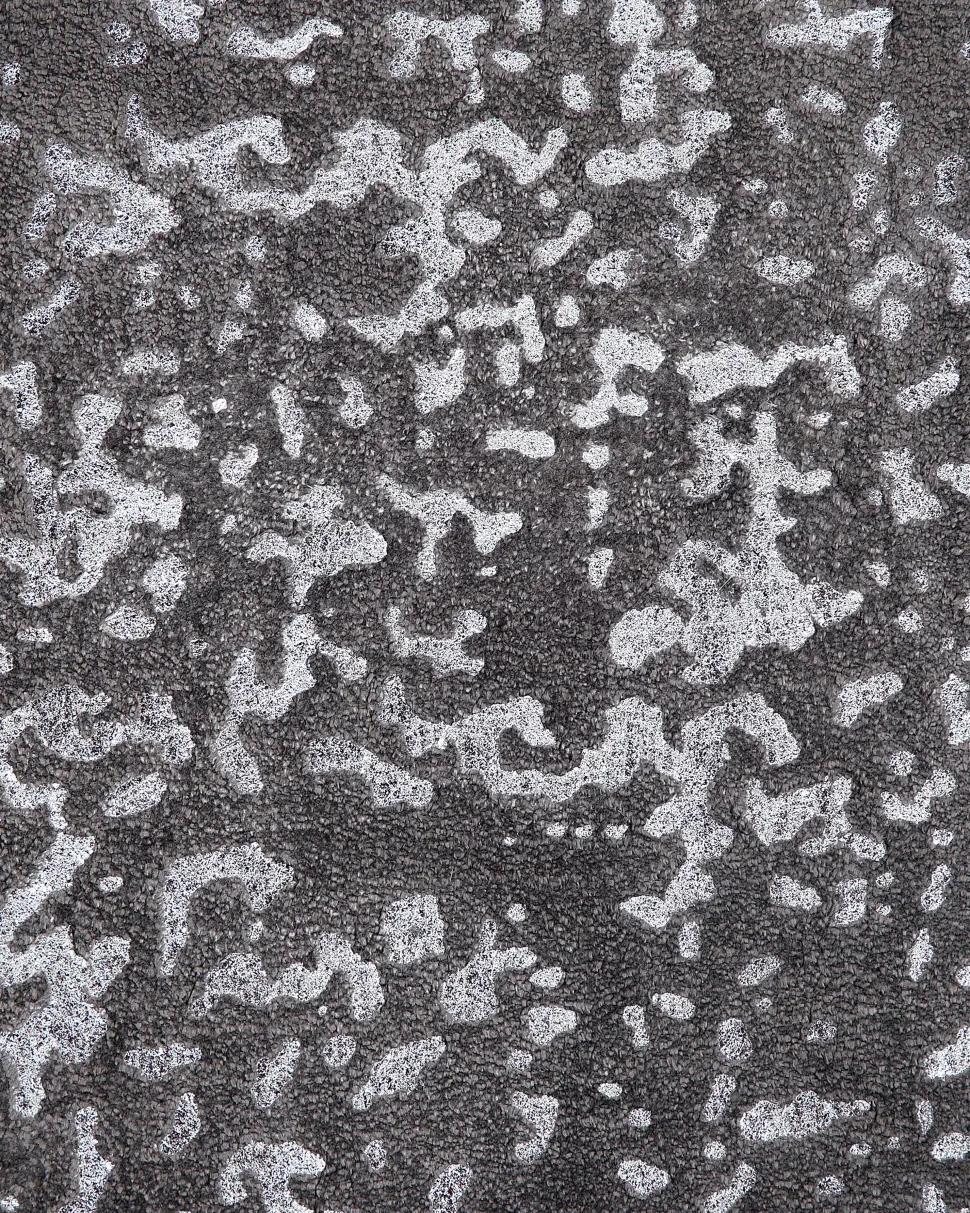 Tapete Em Viscose Cinzenta Escura E Prateada 160 X 230 Cm Esel