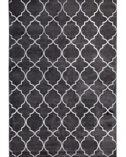 Tapete Em Viscose Cinzento 160 X 230 Cm Yelki