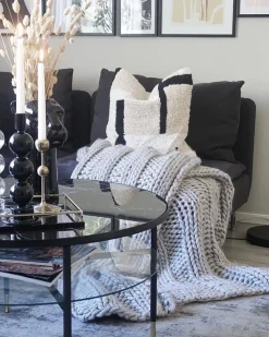 Tapete Em Viscose Cinzenta Clara 160 X 230 Cm Gesi Ii