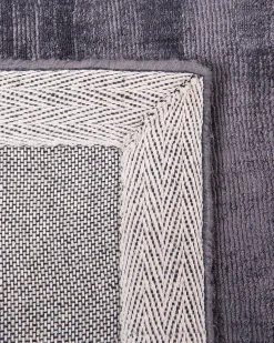 Tapete Em Viscose Cinzenta 80 X 150 Cm Gesi