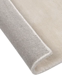 Tapete Em Viscose Creme Claro 160 X 230 Cm Gesi Ii