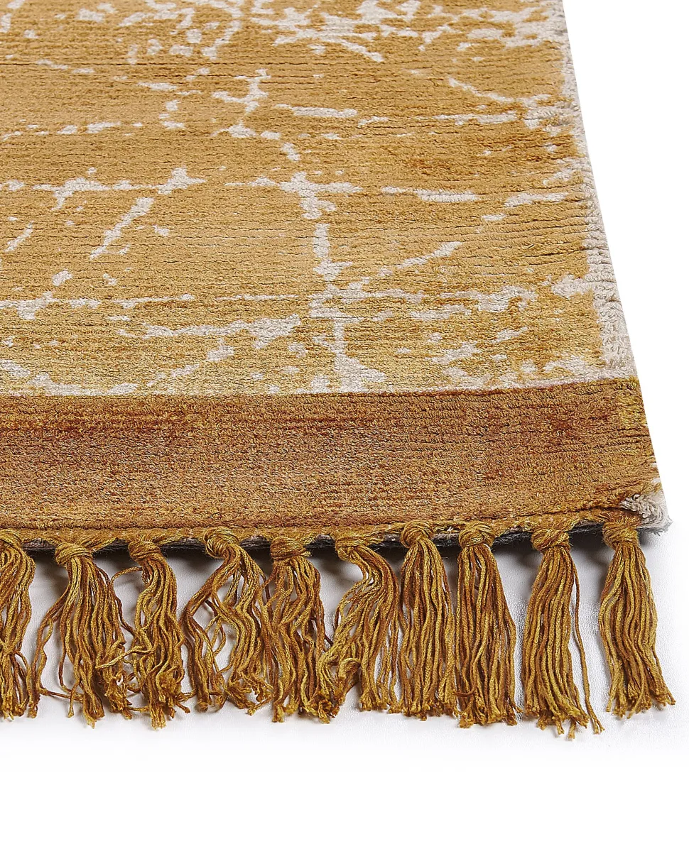 Tapete Em Viscose Laranja 160 X 230 Cm Hanli