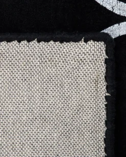 Tapete Em Viscose Preto 160 X 230 Cm Yelki