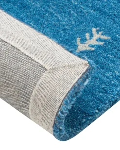 Tapete Gabbeh Em La Azul Escura 160 X 230 Cm Calti