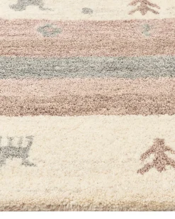 Tapete Gabbeh Em La Creme E Castanha Clara 160 X 230 Cm Karli