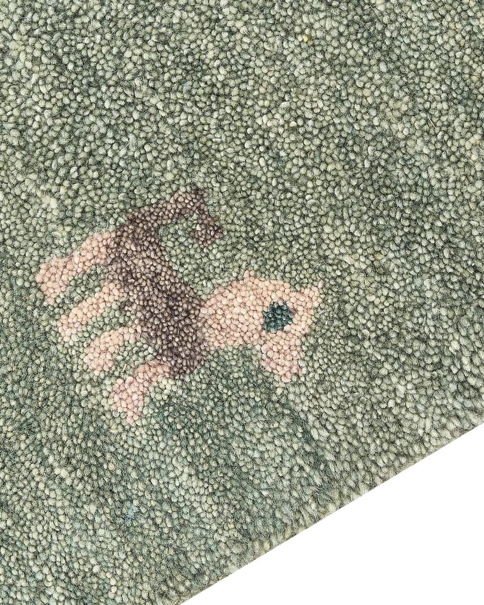 Tapete Gabbeh Em La Verde 160 X 230 Cm Kizarli