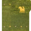 Tapete Gabbeh Em La Verde 160 X 230 Cm Yulafi