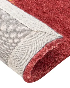 Tapete Gabbeh Em La Vermelha 160 X 230 Cm Yarali