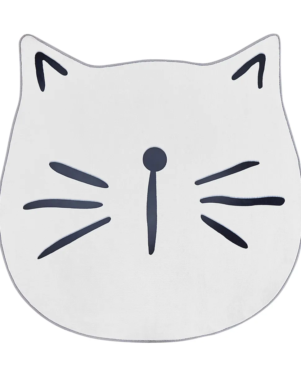 Tapete Infantil Com Desenho De Gato Branco 100 Cm Kitty