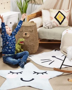 Tapete Infantil Com Desenho De Gato Branco 100 Cm Kitty