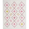 Tapete Infantil Em Algodao Branco E Rosa 160 X 230 Cm Cavus