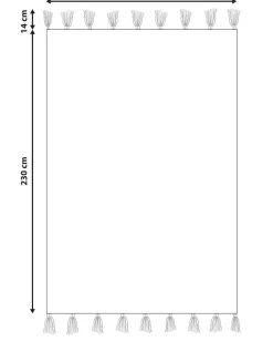 Tapete Infantil Em Algodao Branco E Rosa 160 X 230 Cm Cavus