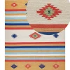 Tapete Kilim Em Algodao Multicolor 200 X 300 Cm Taronik