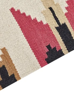 Tapete Kilim Em Algodao Multicolor 200 X 300 Cm Garni