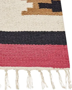Tapete Kilim Em Algodao Multicolor 200 X 300 Cm Garni