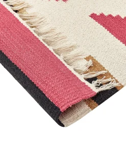 Tapete Kilim Em Algodao Multicolor 200 X 300 Cm Garni