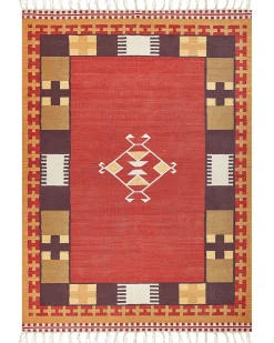 Tapete Kilim Em Algodao Multicolor 200 X 300 Cm Parakar