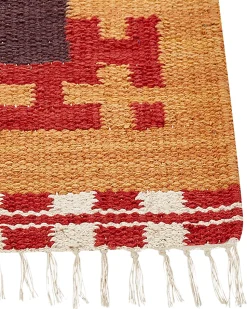 Tapete Kilim Em Algodao Multicolor 200 X 300 Cm Parakar