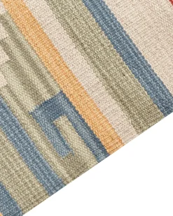 Tapete Kilim Em Algodao Multicolor 200 X 300 Cm Aparan