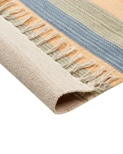 Tapete Kilim Em Algodao Multicolor 200 X 300 Cm Aparan