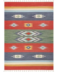 Tapete Kilim Em Algodao Multicolor 200 X 300 Cm Kamaris