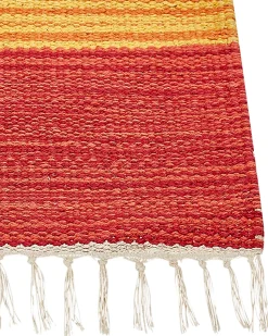 Tapete Kilim Em Algodao Multicolor 200 X 300 Cm Kamaris