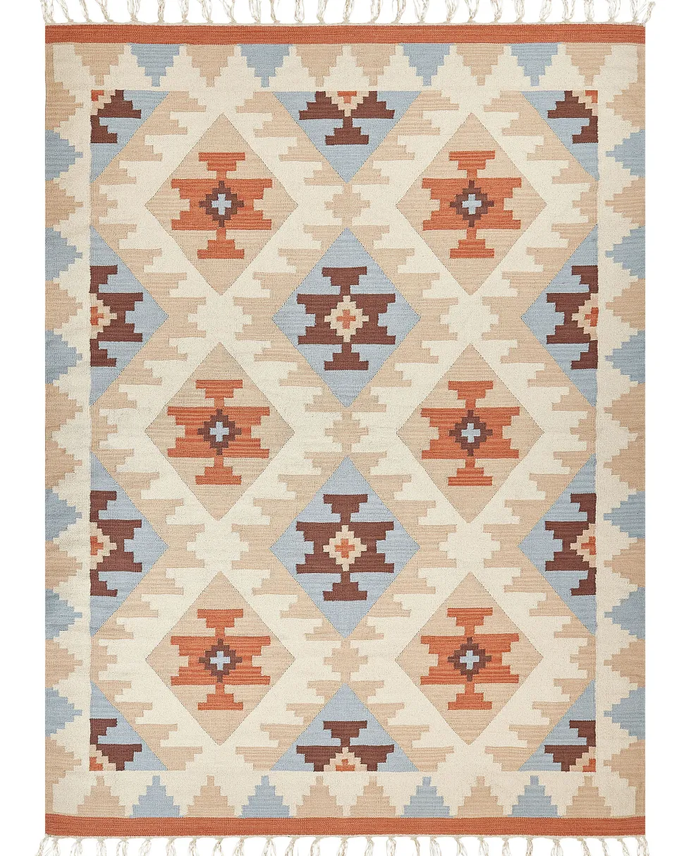 Tapete Kilim Em Algodao Multicolor 160 X 230 Cm Dilijan