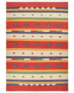 Tapete Kilim Em Algodao Multicolor 200 X 300 Cm Alapars