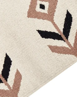 Tapete Kilim Em Algodao Preto E Creme 160 X 230 Cm Niavan