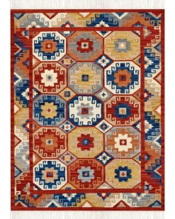 Tapete Kilim Em La Multicolor 160 X 230 Cm Lusarat