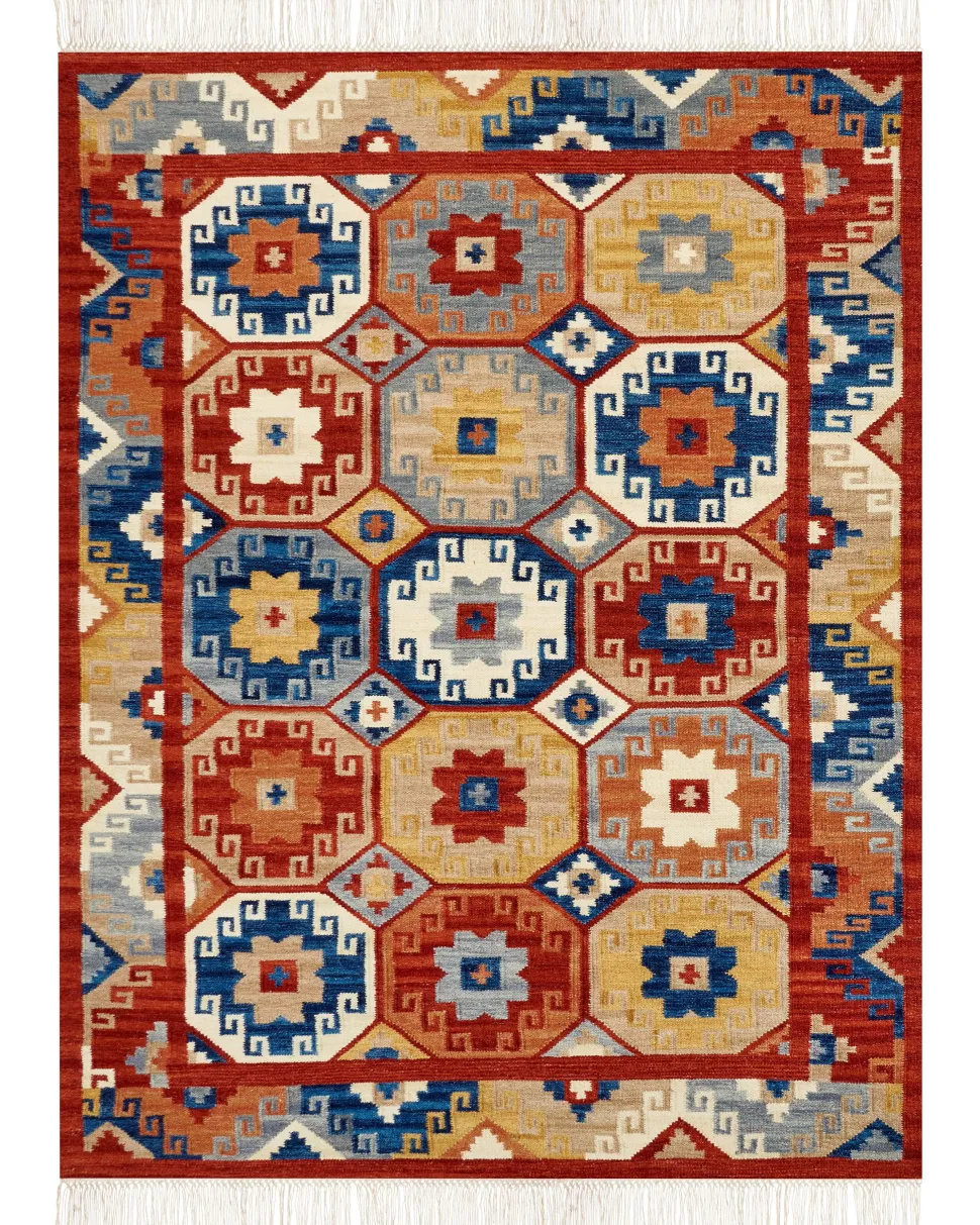 Tapete Kilim Em La Multicolor 160 X 230 Cm Lusarat