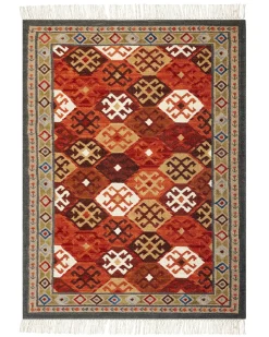 Tapete Kilim Em La Multicolor 140 X 200 Cm Urtsadzor