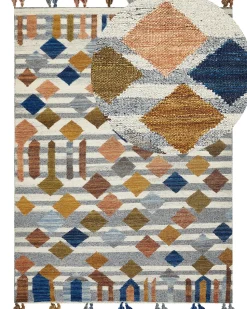 Tapete Kilim Em La Multicolor 160 X 230 Cm Kasakh
