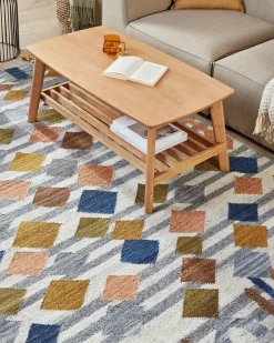 Tapete Kilim Em La Multicolor 160 X 230 Cm Kasakh