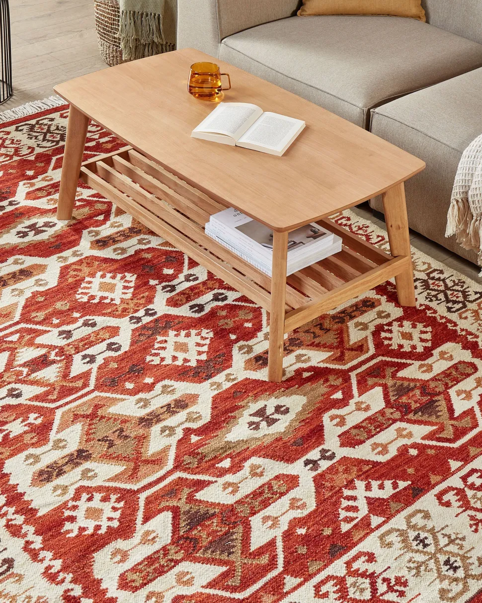 Tapete Kilim Em La Multicolor 160 X 230 Cm Voskevaz