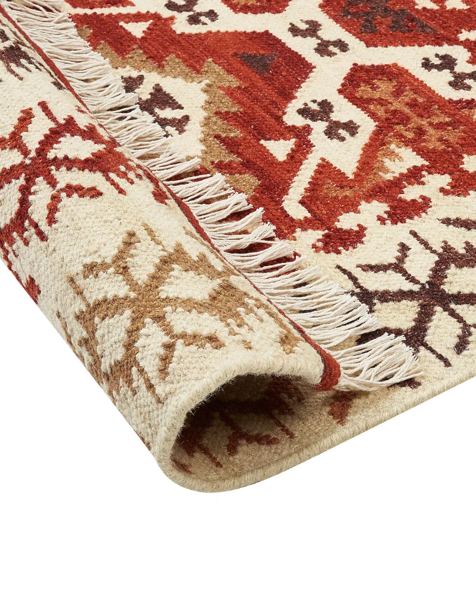 Tapete Kilim Em La Multicolor 160 X 230 Cm Voskevaz