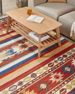 Tapete Kilim Em La Multicolor 160 X 230 Cm Jrarat