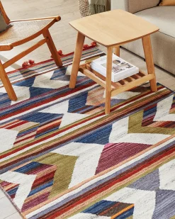 Tapete Kilim Em La Multicolor 140 X 200 Cm Mrgashat